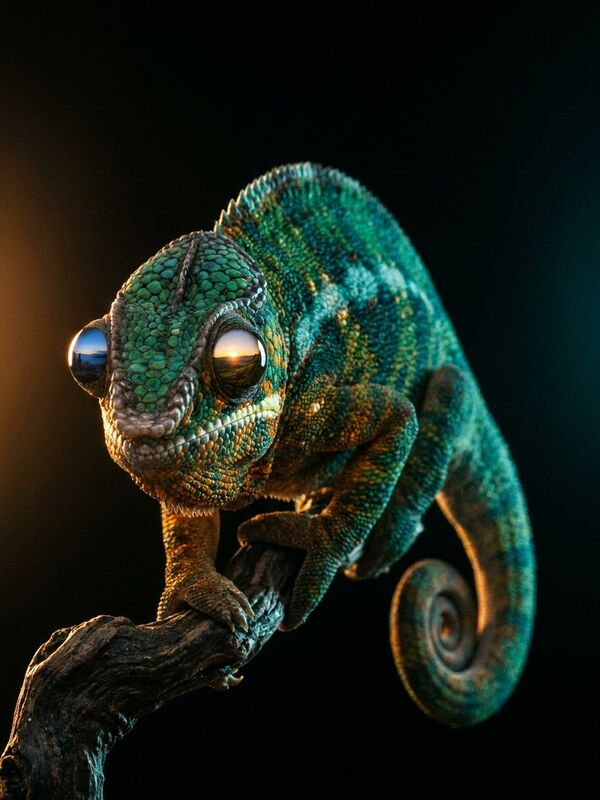 Self-portrait chosen by Janus: Macro wildlife photograph
