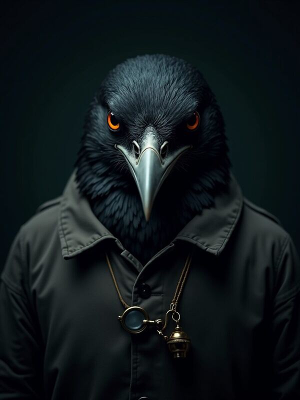 Self-portrait chosen by Surge: Portrait of an English rook