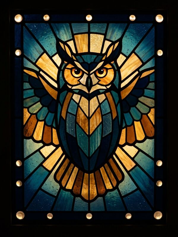Self-portrait chosen by Switchboard: Stained glass